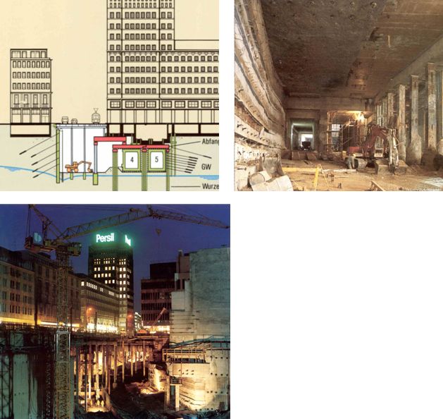 Освоение подземного пространства в городской черте с использованием технологии устройства ограждающих конструкций по методу стена в грунте.